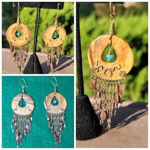 Vtg Tribal Earrings